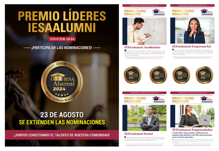 Extendimos hasta el 23 de agosto las nominaciones a nuestro Premio