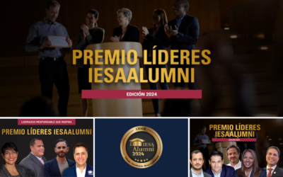 Ganadores del 2023 y 2022, inspiran las nominaciones al Premio Líderes IESAalumni 2024