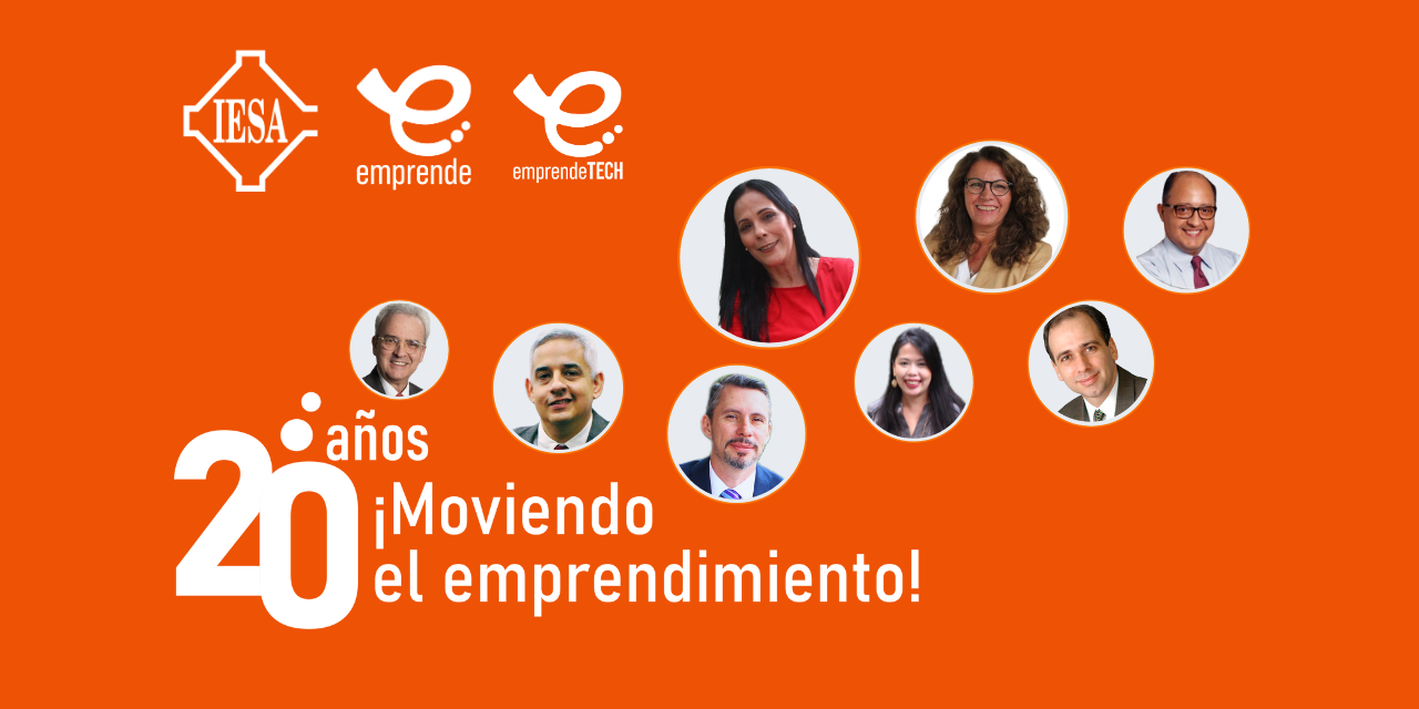 El Centro de Innovación y Emprendimiento IESA de aniversario: ¡20 años moviendo el emprendimiento!