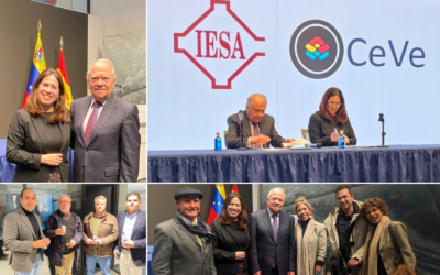 El IESA y CeVe firman una alianza estratégica para impulsar el talento y la proyección internacional de la comunidad venezolana en España