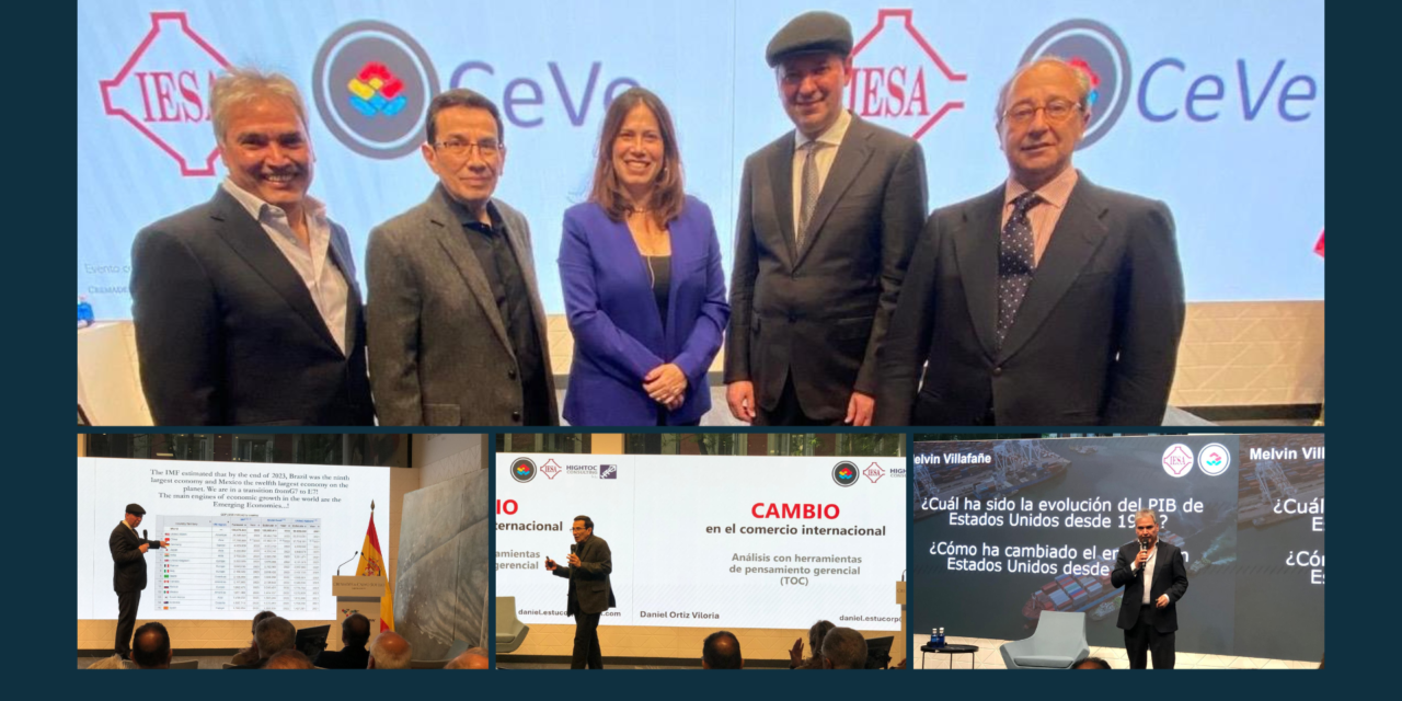 Conectando Experiencias IESAalumni y Cámara de Empresarios Venezolanos en España analizan nuevo escenario del comercio internacional y su impacto en la gerencia