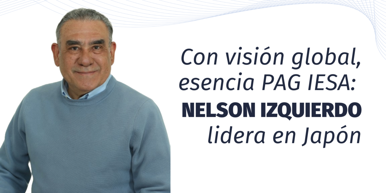 Egresado del PAG Nelson Izquierdo lidera en Japón