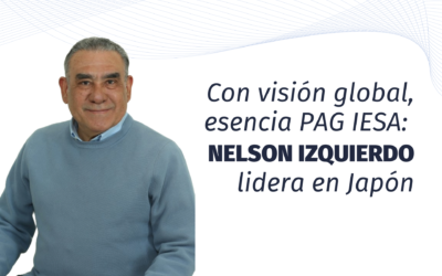 Egresado del PAG Nelson Izquierdo lidera en Japón