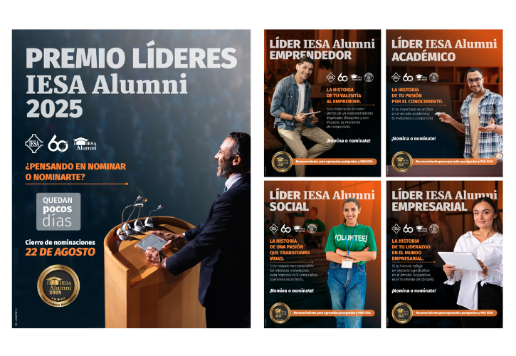 ¡Últimos días para postular al Premio Líderes IESAalumni 2025!